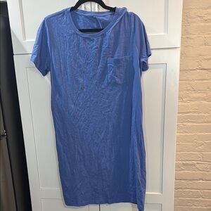 NWOT J.Crew Blue T-Shirt Dress size M